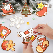 Load image into Gallery viewer, Paint by Numbers Christmas Ornaments - Joyful Icons Kit 2