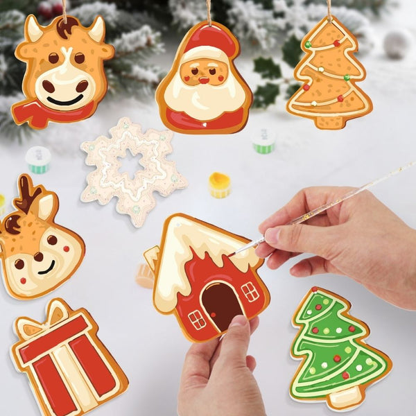 Paint by Numbers Christmas Ornaments - Joyful Icons Kit 3