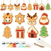 Load image into Gallery viewer, Paint by Numbers Christmas Ornaments - Joyful Icons Kit 3