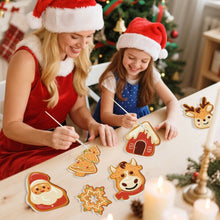 Load image into Gallery viewer, Paint by Numbers Christmas Ornaments - Joyful Icons Kit 3