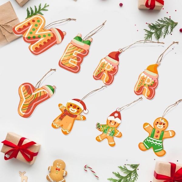 Paint by Numbers Christmas Ornaments - Gingerbread Dreams Kit Figured'Art