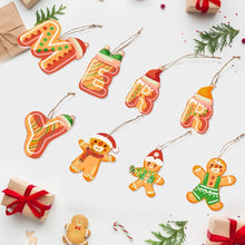 Load image into Gallery viewer, Paint by Numbers Christmas Ornaments - Gingerbread Dreams Kit Figured'Art