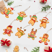 Load image into Gallery viewer, Paint by Numbers Christmas Ornaments - Gingerbread Friends Kit Figured'Art