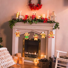 Load image into Gallery viewer, Paint by Numbers Christmas Ornaments - Gingerbread Friends Kit