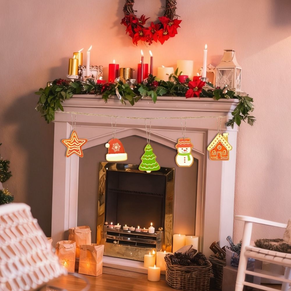 Paint by Numbers Christmas Ornaments - Christmas Village Kit