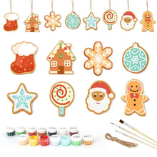 Load image into Gallery viewer, Paint by Numbers Christmas Ornaments - Merry Little Icons Kit 1