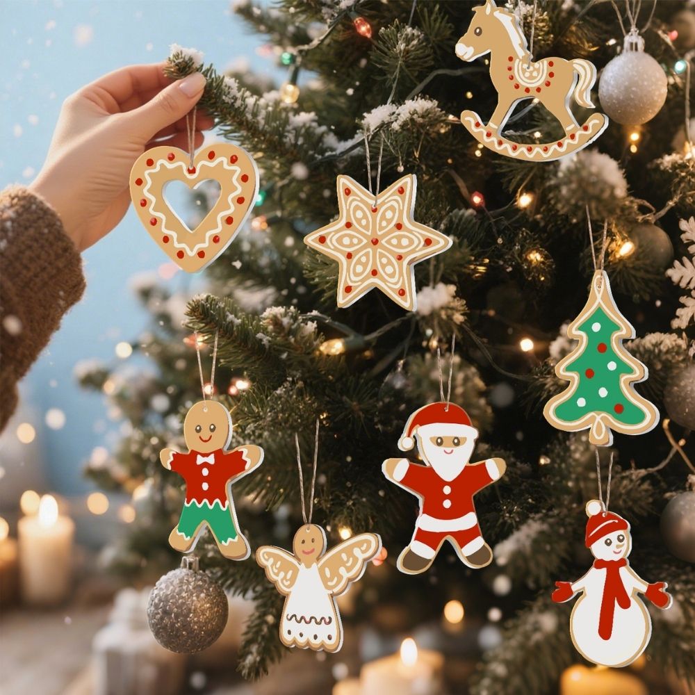 Paint by Numbers Christmas Ornaments - Merry Little Icons Kit 2