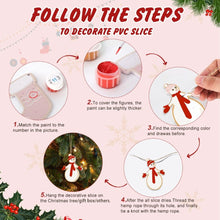 Load image into Gallery viewer, Paint by Numbers Christmas Ornaments - Merry Little Icons Kit 2