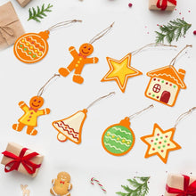 Load image into Gallery viewer, Paint by Numbers Christmas Ornaments - Merry Little Icons Kit 3 Figured'Art