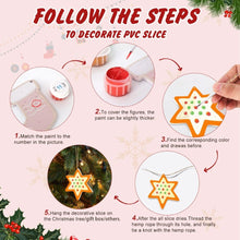 Load image into Gallery viewer, Paint by Numbers Christmas Ornaments - Merry Little Icons Kit 3