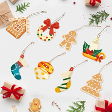 Load image into Gallery viewer, Paint by Numbers Christmas Ornaments - Cozy Fireplace Kit Figured'Art