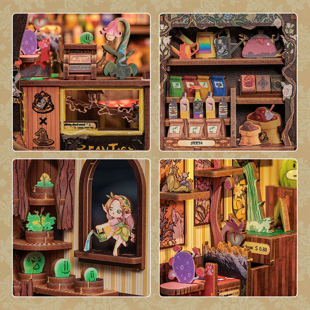 DIY Book Nook Kit - Fantasy Plant Shop