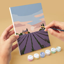 Load image into Gallery viewer, Mini Paint by numbers 6"x8" (6 pieces) - Romantic France