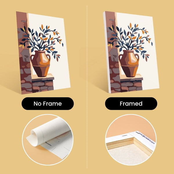 Mini Paint by numbers 6"x8" (6 pieces) - Classic Tuscany