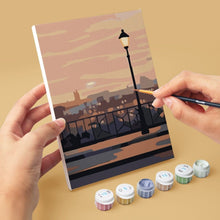 Load image into Gallery viewer, Mini Paint by numbers 6"x8" (6 pieces) - Paris Charm