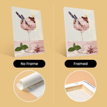 Load image into Gallery viewer, Mini Paint by numbers 6"x8" (6 pieces) - Botanical Drinks