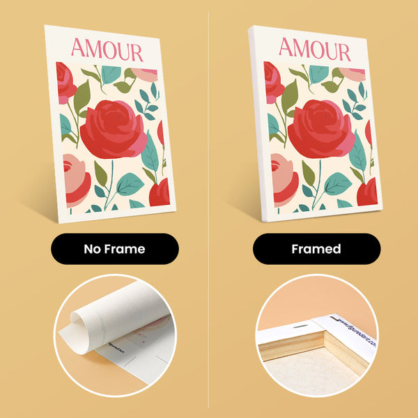 Mini Paint by numbers 6"x8" (6 pieces) - Flowers of Joy