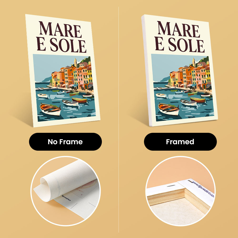 Mini Paint by numbers 6"x8" (6 pieces) - Dolce Vita