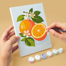 Load image into Gallery viewer, Mini Paint by numbers 6"x8" (6 pieces) - Garden Fruits