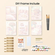 Load image into Gallery viewer, Mini Paint by numbers 6"x8" (6 pieces) - Love Gifts