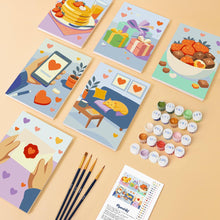 Load image into Gallery viewer, Mini Paint by numbers 6"x8" (6 pieces) - Everyday Love