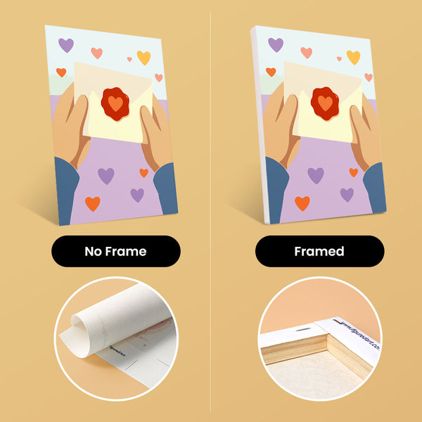 Mini Paint by numbers 6"x8" (6 pieces) - Everyday Love