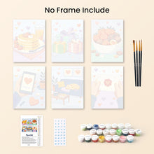 Load image into Gallery viewer, Mini Paint by numbers 6"x8" (6 pieces) - Everyday Love