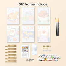 Load image into Gallery viewer, Mini Paint by numbers 6"x8" (6 pieces) - Everyday Love