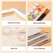 Load image into Gallery viewer, Mini Paint by numbers 6"x8" (6 pieces) - Little Joys