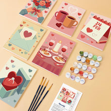 Load image into Gallery viewer, Mini Paint by numbers 6"x8" (6 pieces) - Moments of Joy