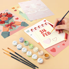 Load image into Gallery viewer, Mini Paint by numbers 6"x8" (6 pieces) - Moments of Joy