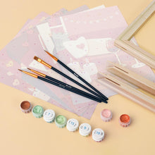 Load image into Gallery viewer, Mini Paint by numbers 6"x8" (6 pieces) - Romance and Love