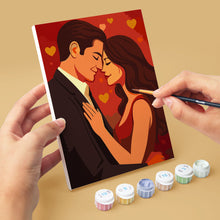 Load image into Gallery viewer, Mini Paint by numbers 6"x8" (6 pieces) - Romance and Love