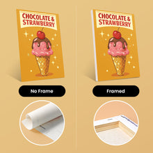 Load image into Gallery viewer, Mini Paint by numbers 6"x8" (6 pieces) - Vintage Ice Cream