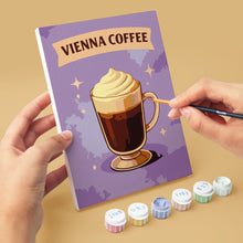 Load image into Gallery viewer, Mini Paint by numbers 6"x8" (6 pieces) - Coffees of the World