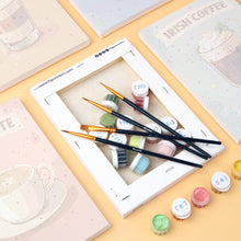 Load image into Gallery viewer, Mini Paint by numbers 6"x8" (6 pieces) - Specialty Coffee
