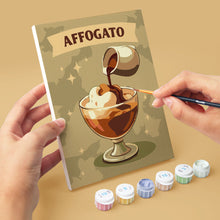 Load image into Gallery viewer, Mini Paint by numbers 6"x8" (6 pieces) - Specialty Coffee