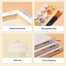 Load image into Gallery viewer, Mini Paint by numbers 6"x8" (6 pieces) - Teas of the World