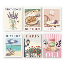Load image into Gallery viewer, Mini Paint by numbers 6"x8" (6 pieces) - Chic France Figured'Art