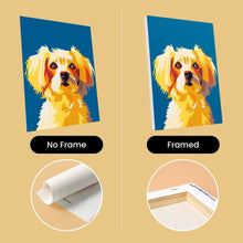 Load image into Gallery viewer, Mini Paint by numbers 6"x8" (6 pieces) - Modern Dog Portraits 1