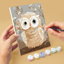 Load image into Gallery viewer, Mini Paint by numbers 6"x8" (6 pieces) - Woodland Portraits 2