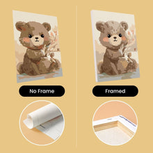 Load image into Gallery viewer, Mini Paint by numbers 6"x8" (6 pieces) - Woodland Portraits 2
