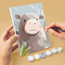 Load image into Gallery viewer, Mini Paint by numbers 6"x8" (6 pieces) - Wildlife Portraits 1