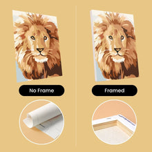 Load image into Gallery viewer, Mini Paint by numbers 6"x8" (6 pieces) - Wildlife Portraits 1