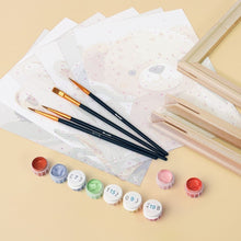 Load image into Gallery viewer, Mini Paint by numbers 6"x8" (6 pieces) - Wildlife Portraits 3