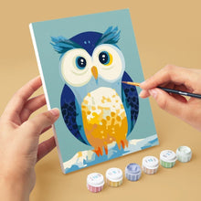Load image into Gallery viewer, Mini Paint by numbers 6"x8" (6 pieces) - Colorful Nightwatch