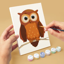 Load image into Gallery viewer, Mini Paint by numbers 6"x8" (6 pieces) - Forest Guardians