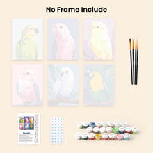 Load image into Gallery viewer, Mini Paint by numbers 6"x8" (6 pieces) - Jungle Melody