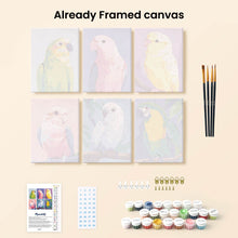 Load image into Gallery viewer, Mini Paint by numbers 6"x8" (6 pieces) - Jungle Melody