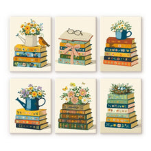 Load image into Gallery viewer, Mini Paint by numbers 6"x8" (6 pieces) - Petals and Pages Figured'Art